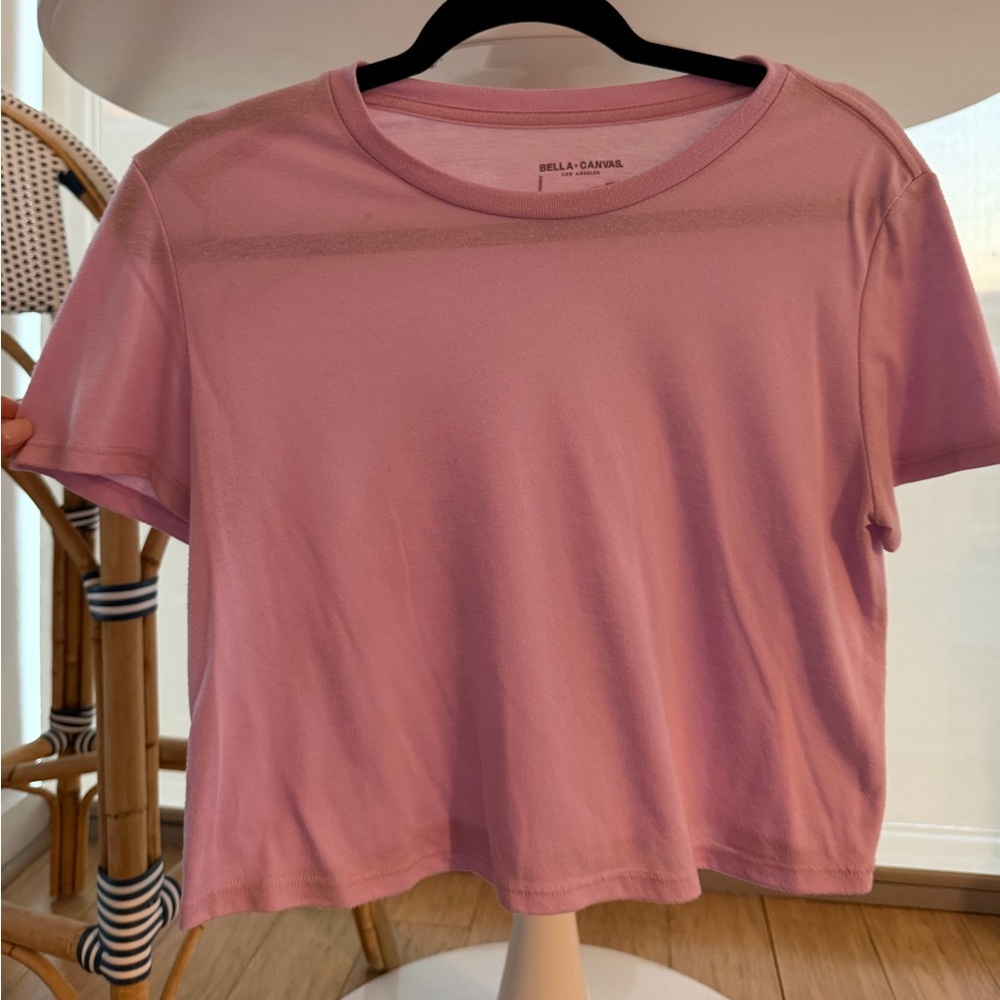 Bella Canvas Women's Light Pink Short Sleeve Tee